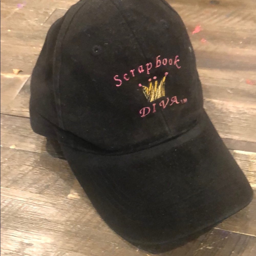 Scrapbook Diva Baseball Cap - strap adjustable